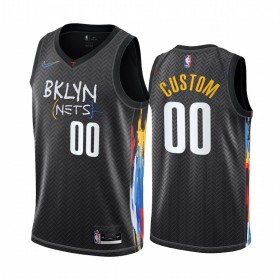Maillot Basket Homme Brooklyn Nets Personnalisé 2020-21 City Edition Swingman
